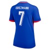 Camiseta de fútbol Francia Griezmann 7 Primera Equipación Euro 2024 - Mujer